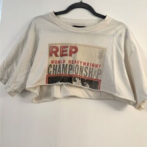 Represent British Made size Large Crop Top
